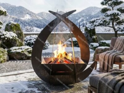 Чаша для костра квадратная Drop