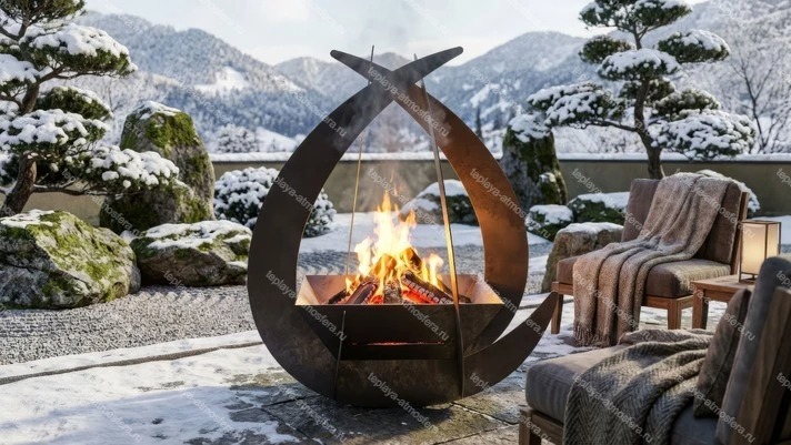 Чаша для костра квадратная Drop