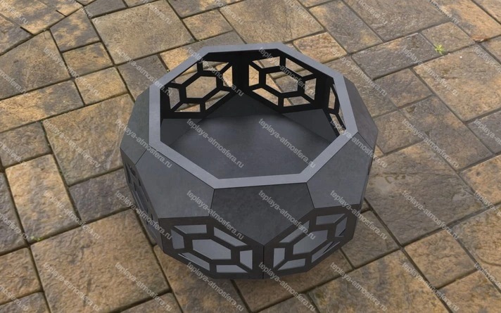 Чаша для костра восьмигранная Volumetric — изображение 3