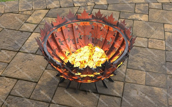 Костровая чаша Кленовые Листья d=700 — изображение 3