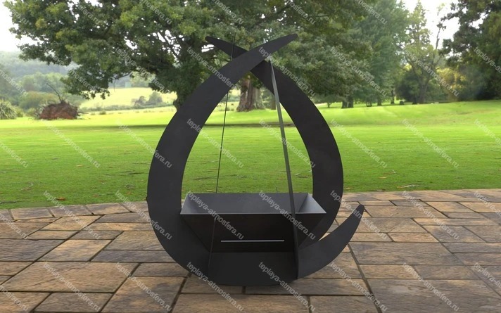 Чаша для костра квадратная Drop — изображение 2