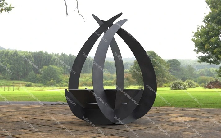 Чаша для костра квадратная Drop — изображение 6