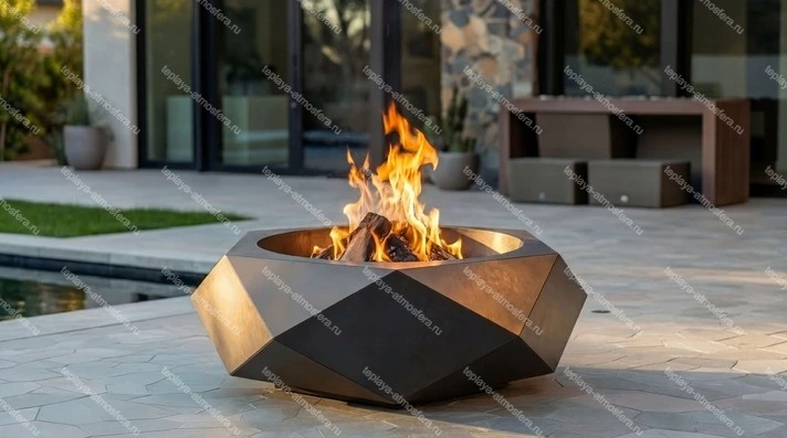 Чаша для костра шестигранная Volumetric