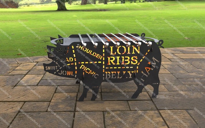 Мангал гриль Свинья