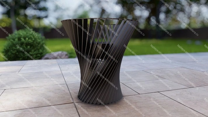 Чаша для костра Спиральная башня 625 мм — изображение 15