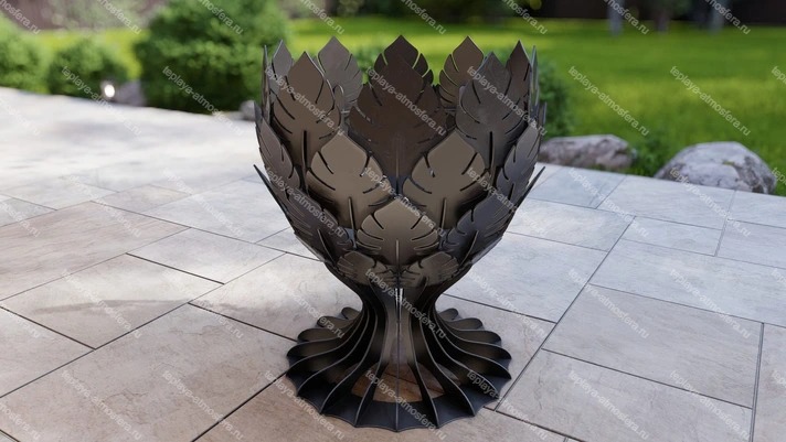 Чаша для костра Кубок Листья — изображение 12