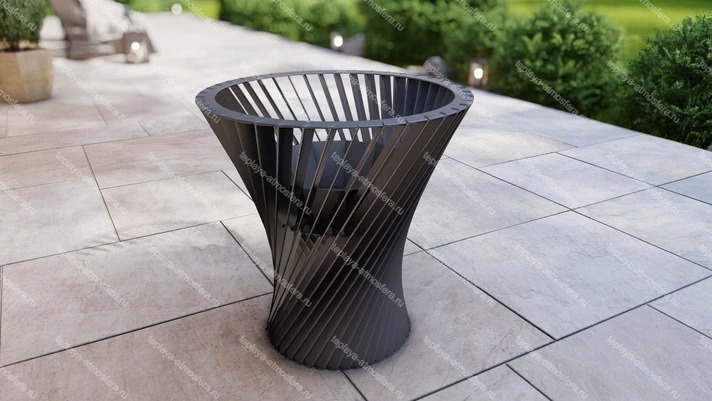 Чаша для костра Спиральная башня 625 мм — изображение 16