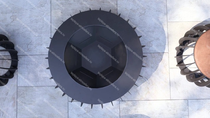 Костровая чаша-очаг Round с табуретами — изображение 17