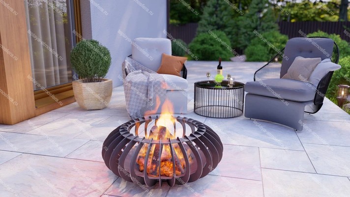 Чаша для костра Светящаяся сфера — изображение 2