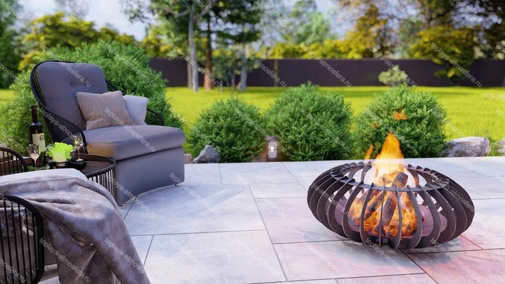 Чаша для костра Светящаяся сфера — изображение 3