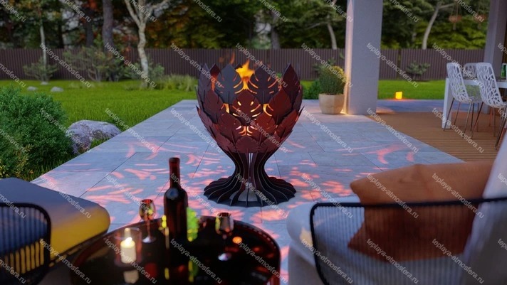 Чаша для костра Кубок Листья — изображение 5