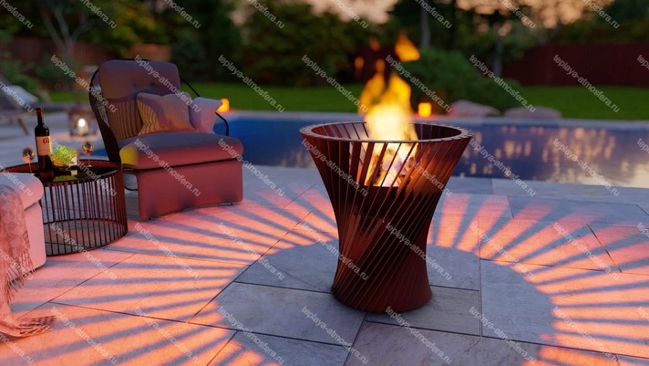 Чаша для костра Спиральная башня 625 мм — изображение 9