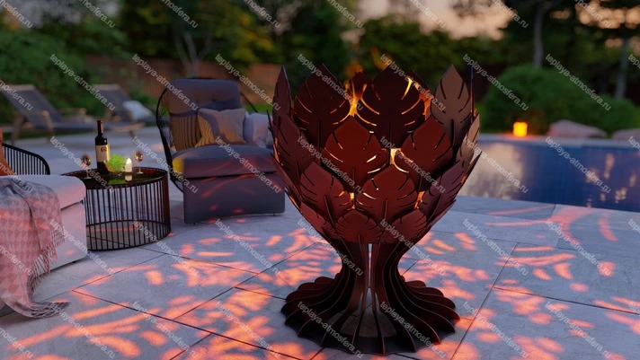 Чаша для костра Кубок Листья — изображение 6