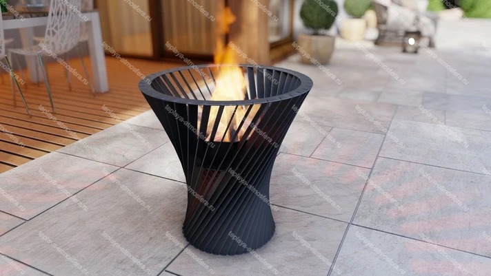 Чаша для костра Спиральная башня 625 мм — изображение 11