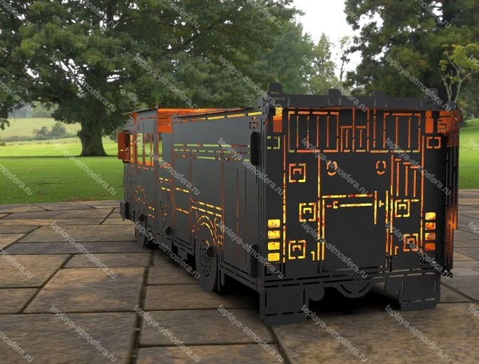 Мангал гриль Пожарная машина — изображение 2