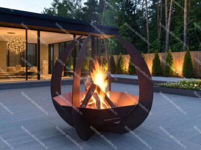 Чаша для костра восьмигранная Claw