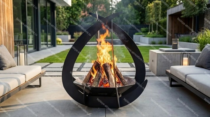 Чаша для костра восьмигранная Drop