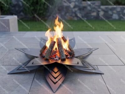 Чаша для костра Цветок