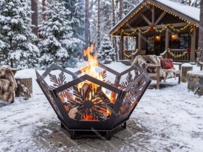 Костровая чаша Hex V5 Снежинка