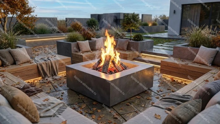 Чаша для огня квадратная Modern — изображение 2