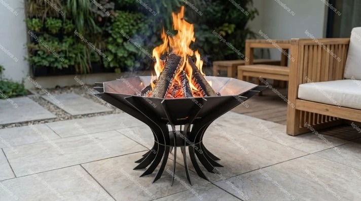 Чаша для костра восьмигранная Infinity V1