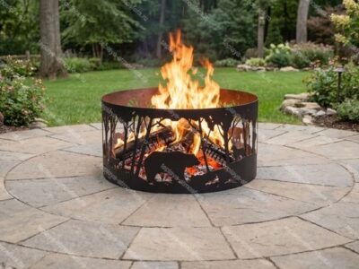 Костровая чаша кольцо Медведь