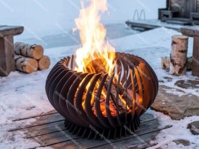 Чаша для костра Солнечная вспышка 700 мм