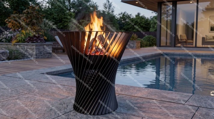 Чаша для костра Спиральная башня 625 мм — изображение 2