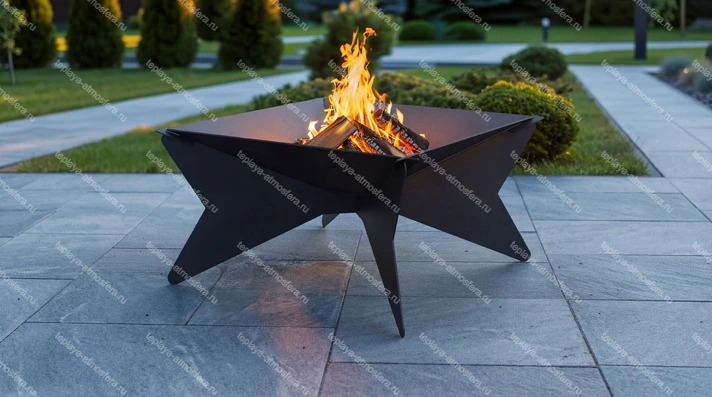 Чаша для огня квадратная разборная