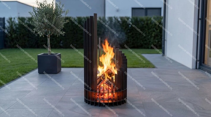 Костровая чаша Twisted high d=600 мм