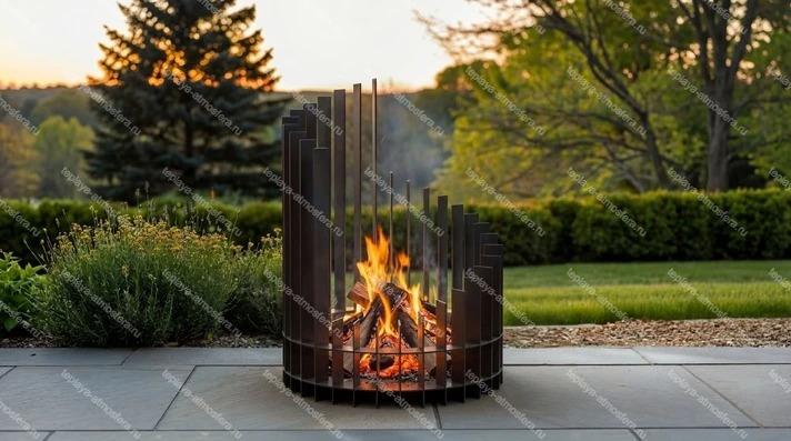 Костровая чаша Twisted high d=800 мм