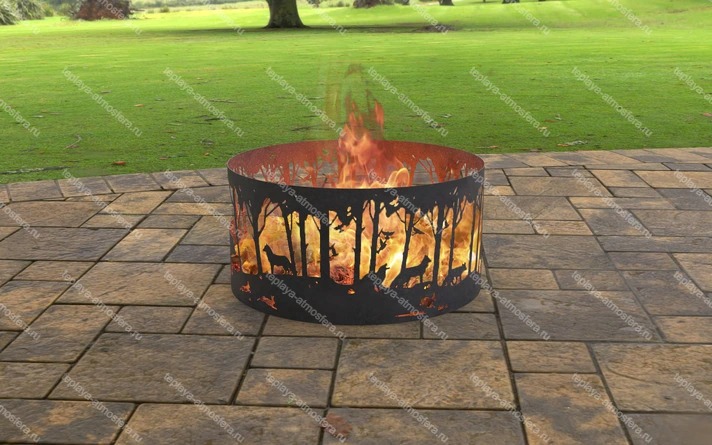 Костровая чаша кольцо Медведь — изображение 3