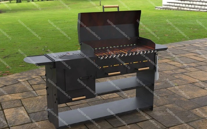 Мангал гриль Modern с печкой — изображение 8