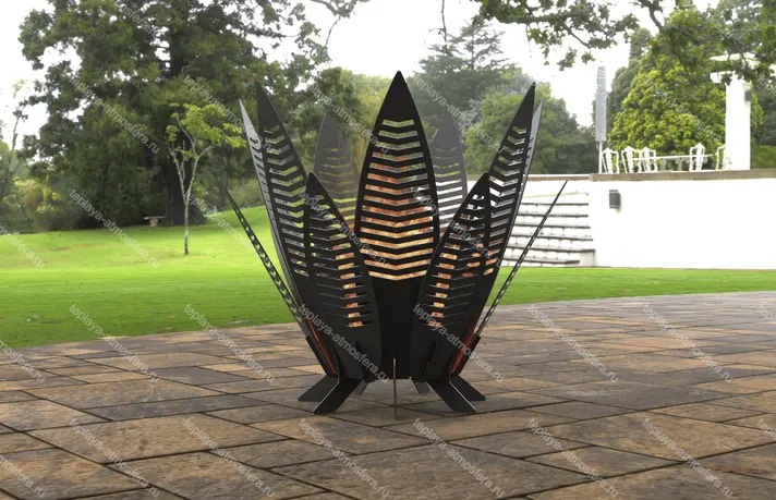 Чаша для костра Длинные листья 755 мм — изображение 8