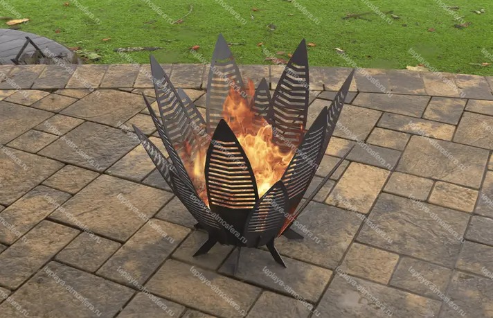 Чаша для костра Длинные листья 755 мм — изображение 7