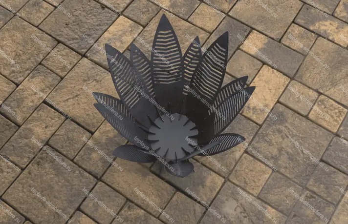 Чаша для костра Длинные листья 755 мм — изображение 6