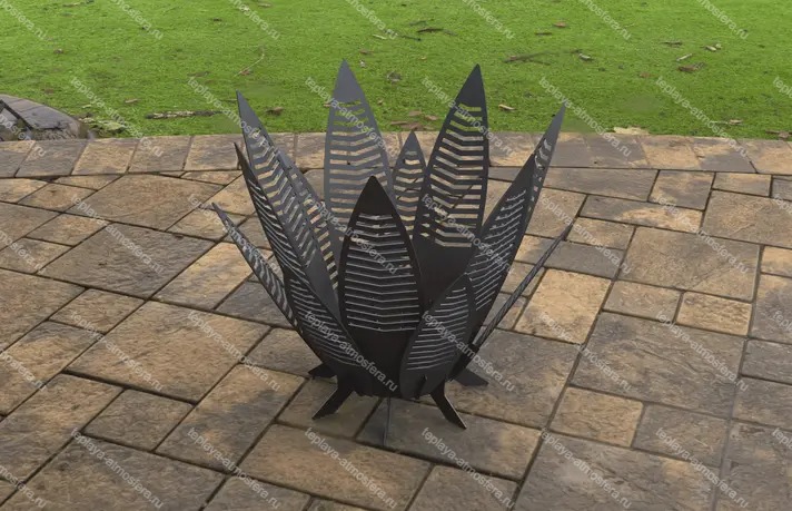 Чаша для костра Длинные листья 755 мм — изображение 5