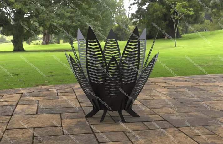 Чаша для костра Длинные листья 755 мм — изображение 4