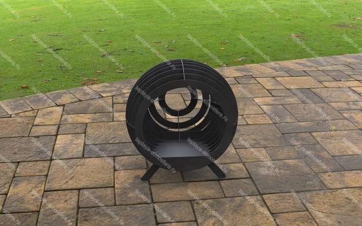 Костровая чаша Шар Сфера на ножках — изображение 7