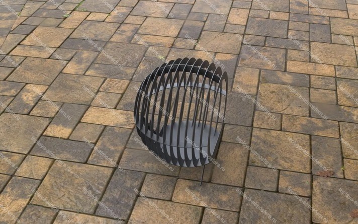 Костровая чаша Шар Сфера на ножках — изображение 8