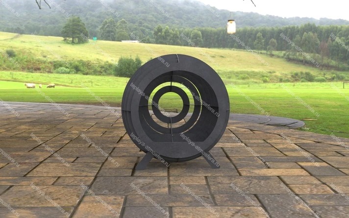 Костровая чаша Шар Сфера на ножках — изображение 11