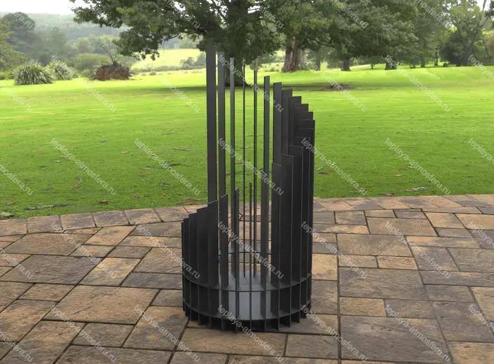 Костровая чаша Twisted high d=600 мм — изображение 6