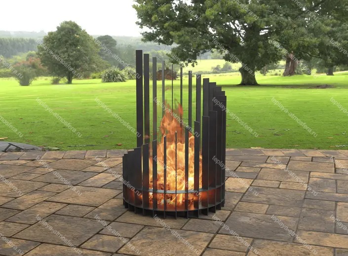 Костровая чаша Twisted high d=800 мм — изображение 4