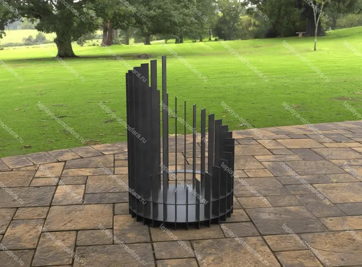 Костровая чаша Twisted high d=800 мм — изображение 5