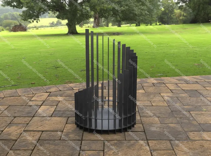 Костровая чаша Twisted high d=800 мм — изображение 8