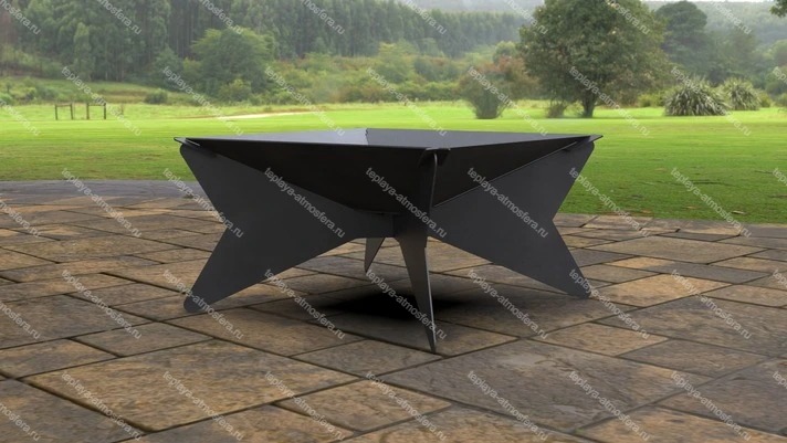 Чаша для огня квадратная разборная — изображение 5