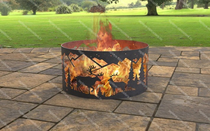 Костровая чаша кольцо Олень — изображение 3