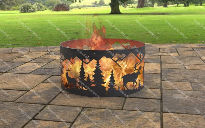 Костровая чаша кольцо Олень — изображение 4